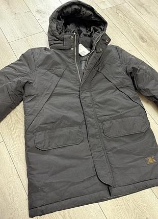 Нова подовжена куртка-парка h&m для хлопчика 🖤 4