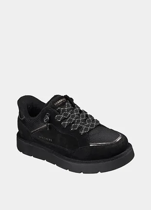 Оригінальні жіночі кросівки skechers /брендові чорні кросівки скечерс