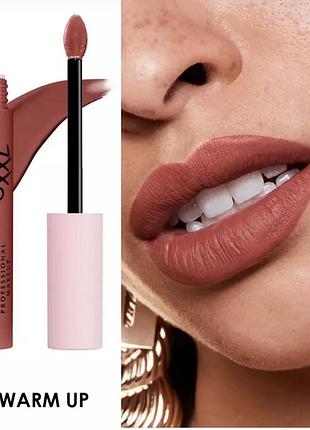 Nyx lip lingerie xxl 07 warm up матова рідка помада, нова