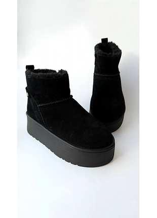 Зимові уггі для дівчат evie arctic black, розмір 38 (25 см.)
