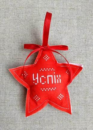 Шнф-031. заготівля для вишивки бісером новорічна іграшка.