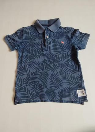 Футболка поло h&m l.o.g.g. р. 122-128 (6-8 лет) в отличном состоянии