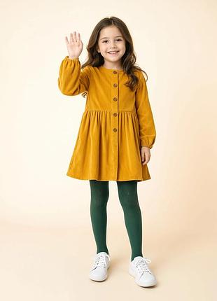 Капронові дитячі колготи еластичні темно-зелені на зріст 92-158 m, l, xl, xxl 50 den