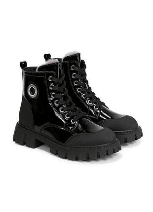 Зимние ботинки для девочек evie nordic winter black, размер 34 (22,2 см.)