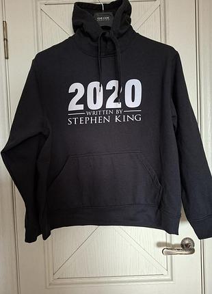 Черный мужской худи 2xl oversize.