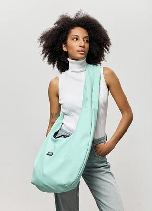 Жіноча сумка sambag hobo weave м'ята