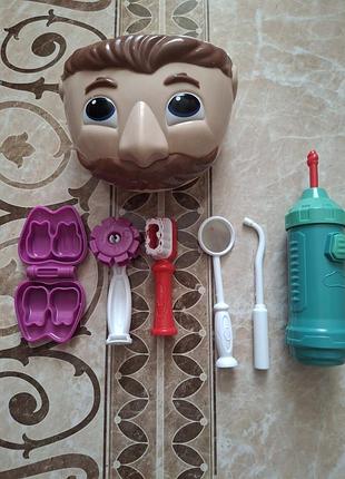 Набір для ліплення hasbro play-doh зубастик стоматолог