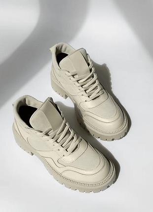 Ботинки для девушек / manchester beige, размер 39 (25,5 см.)