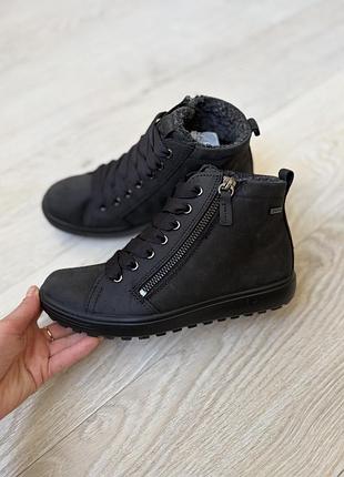 Черевики шкіряні оригінал ecco soft tred 450163 рр.35,36