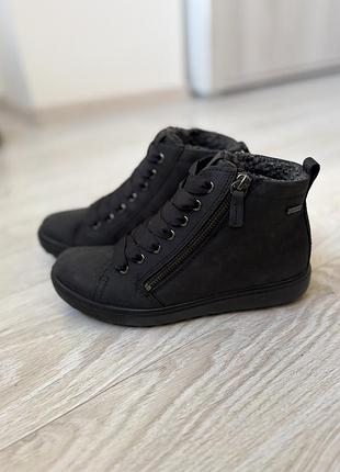 Черевики шкіряні оригінал ecco soft tred 450163 рр.35,36 4