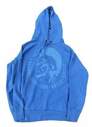 Чоловіче худі vintage diesel only the brave workwear blue hoodie
