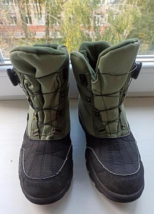Черевики kangaroos k-noah fiit rtx зимові оливково-чорні