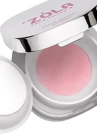 Пудра фиксирующая рассыпная для лица face filter 02 translucent pink zola, 8 г