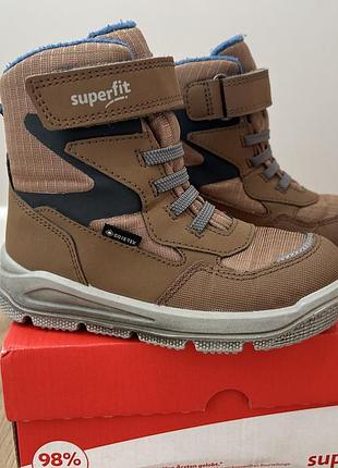 Черевики для дітей superfit коричневі, розмір 26, довжина устілки 16,9 см