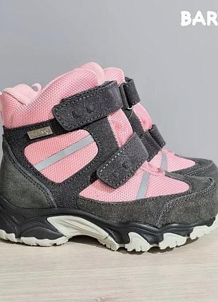 Зимові черевики для дівчинки bartek brtktex waterproof 11655-003, розмір 31 (21 см.)