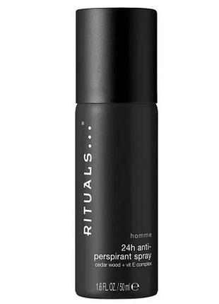 Дезодорант-антиперспірант спрей rituals homme 24h anti-perspirant spray 150 мл