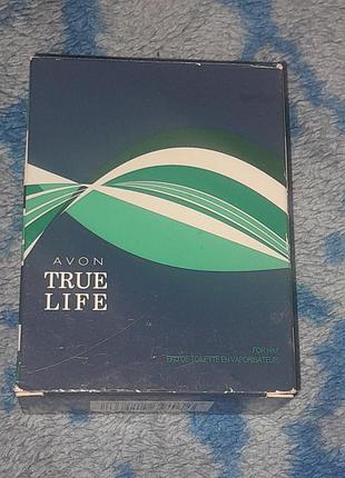 Туалетна вода avon true life 75 мл для чоловіків