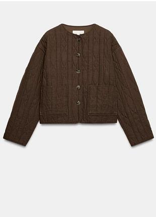Легка демі оверсайз курточка zara