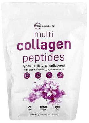 Micro ingredients multi collagen peptides 907 грам