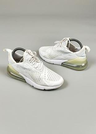 Кросівки жіночі nike air max 270 білі, розмір 38, довжина устілки 24 см