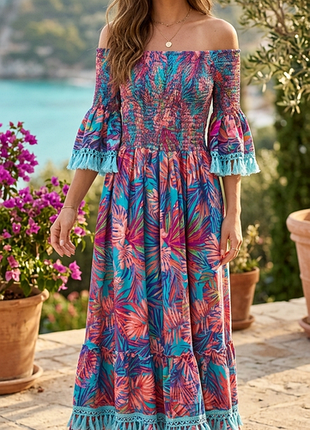 ​✨ яркое летнее платье в стиле boho / бохо ✨