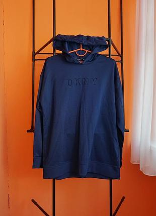 Dkny sport m | синє худі з тисненням логотипу
dkny sport hoodie navy m embossed logo