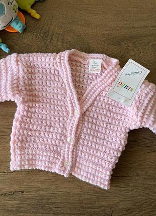 Рожевий вʼязаний кардиган bimbo collection