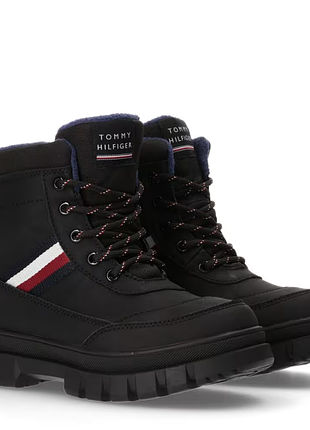 Зимние ботинки для мальчика tommy hilfiger t3x5-33713-1487999, размер 35 (22 см.)