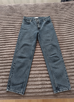 Джинси жіночі zara straight сірі, розмір 36
