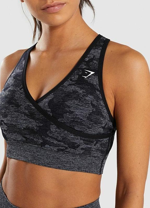 Жіночий спортивний топ gymshark adapt camo seamless розмір s