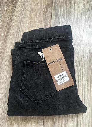 Джинси для дівчаток forest jeans темно-сірі, розмір 24