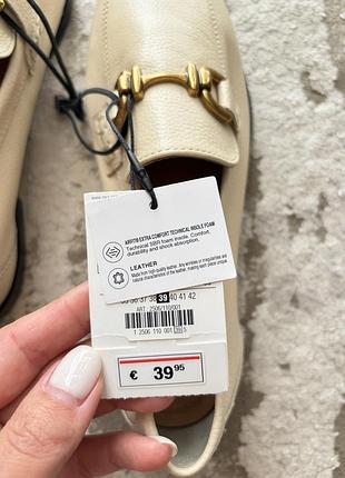 Лофери zara шкіряні 6