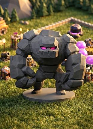 Фигурка голем clash of clans / clash royale 10 см / статуэтка golem клеш офленс / геймерский декор