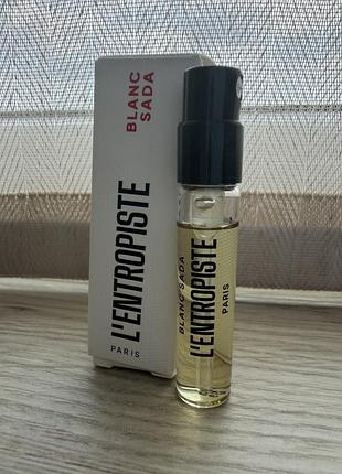 L’entropiste blanc sada edp 2,5 мл — оригінал, пробник