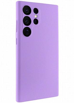 Чохол silicone cover lakshmi full camera (aaa) для samsung galaxy s24 ultra бузковий / dasheen