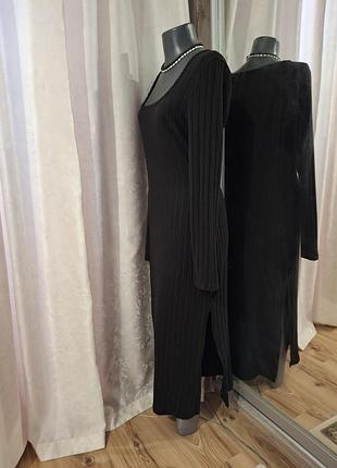 Силуетне з розрізом на боці плаття 👗 3