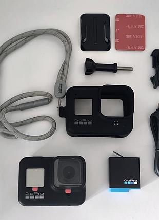 Gopro 8 black нова з ньюасом екшн камера для фото відео time lapse