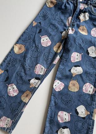 Джинси для підлітків h&m сині з принтом