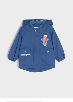 Куртка для хлопчиків paddington демісезонна синя 80-86 см