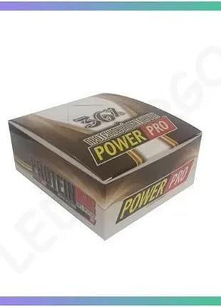 Батончик power pro 36% sugar free 60 г горіх протеїновий для спортсменів енергетичний перекус sku_fitsh_cn10515-1