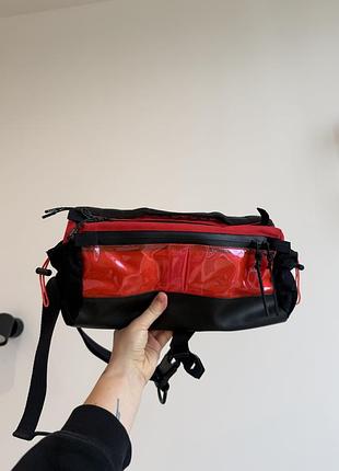 Сумка унісекс keeppacks аракава міні, червона, чорна з cordura®