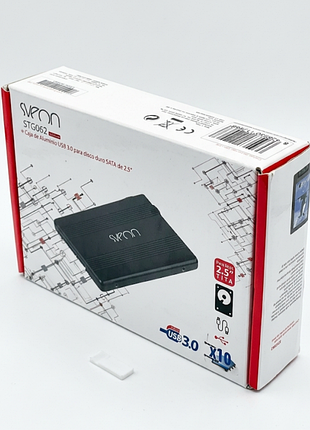 Внешний карман для hdd/ssd 2.5" sveon stg062 usb 3.0 (алюминиевая)