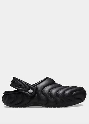 Сабо чоловічі crocs classic lined overpuff clog чорні 41-42 eu