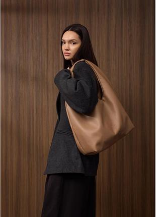 Жіноча сумка sambag hobo l кавовий