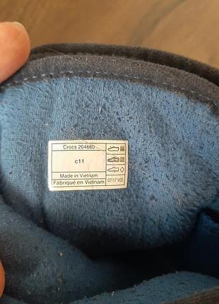 Детские сапоги crocs 11р 3