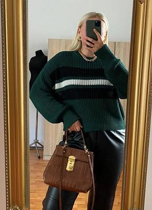 Светр жіночий pull&bear зелений розмір м