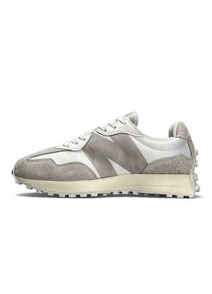 Мужские кроссовки new balance 327 light grey white