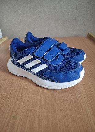 Кросівки для дітей adidas сині з білими смужками