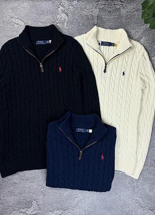 Светр polo ralph lauren напівзамок поло ральф лорен 1/3 зіп 1/4 зіп