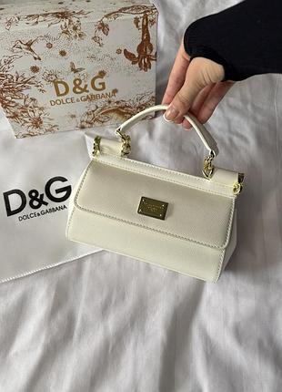 Сумка mini sicily white bag